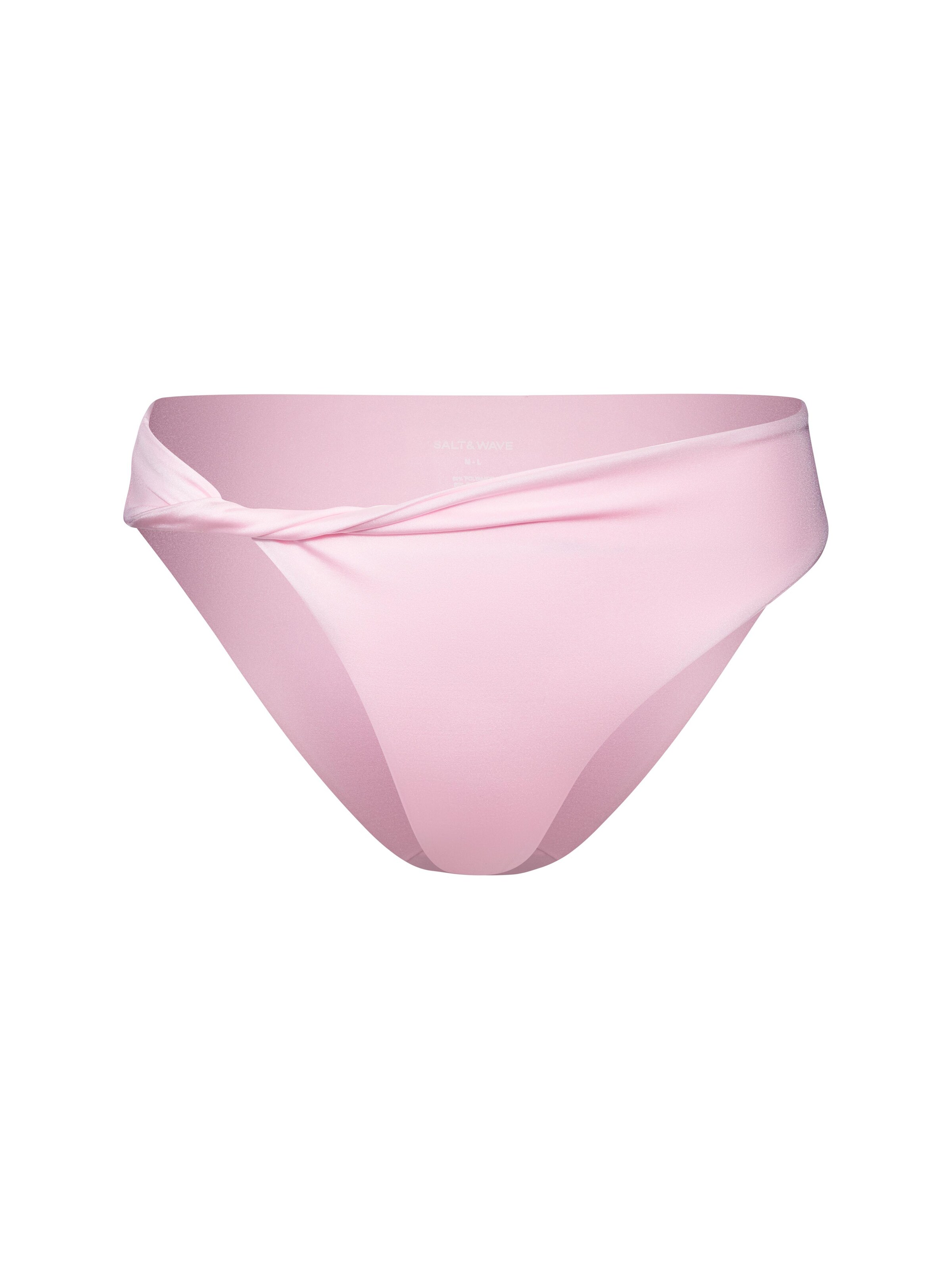 rozā SALT&WAVE Bikini apakšdaļa 'Twist Bottoms': no priekšpuses