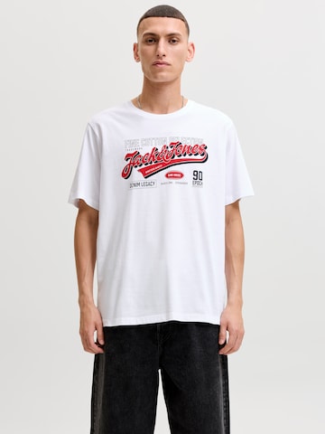 T-Shirt JACK & JONES en blanc : devant