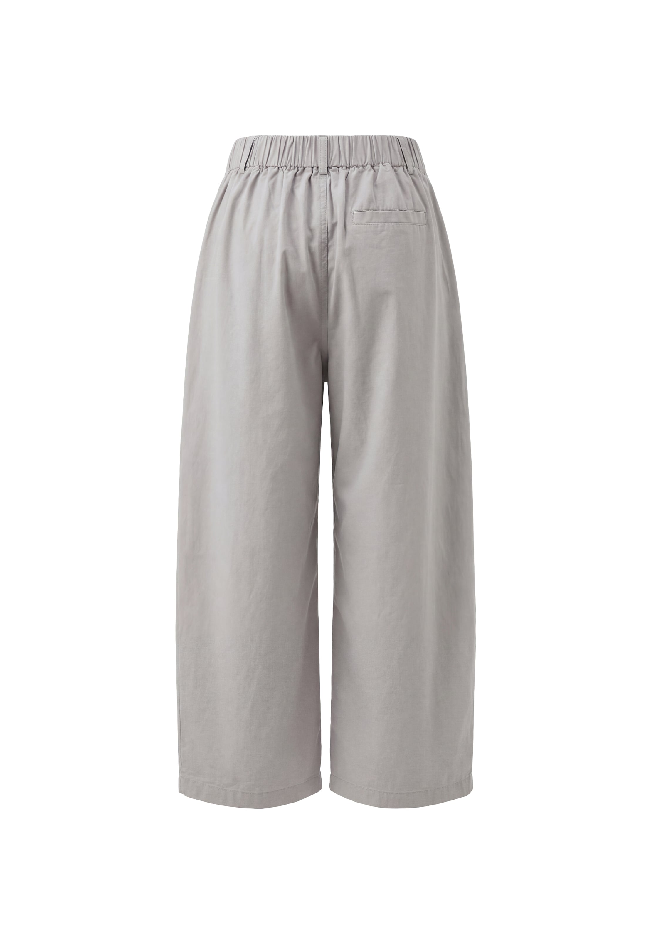 MYMO Wide leg Pleat-front trousers in Grey
