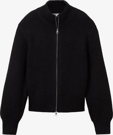 Cardigan TOM TAILOR DENIM en noir : devant