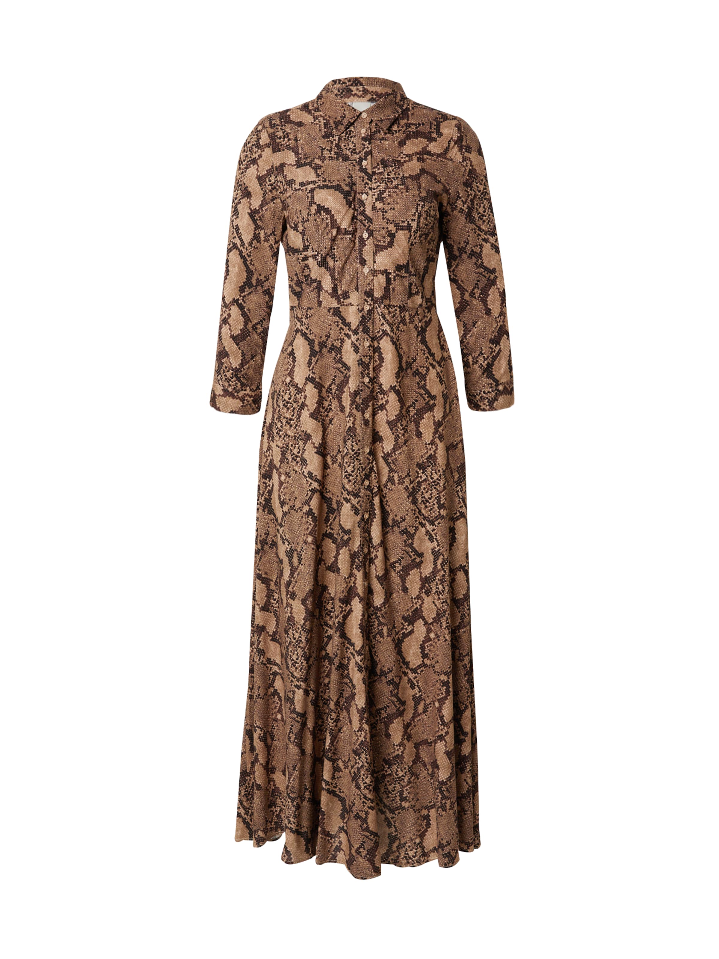 YAS Платье 'YASSAVANNA' в Коричневый: спереди