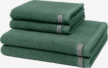 ROSS Handdoek 'Smart' in Groen: voorkant