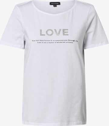 T-shirt Franco Callegari en blanc : devant