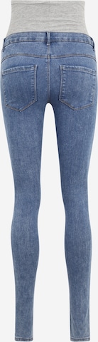 Only Maternity Skinny Jeans 'Rain' in Blau