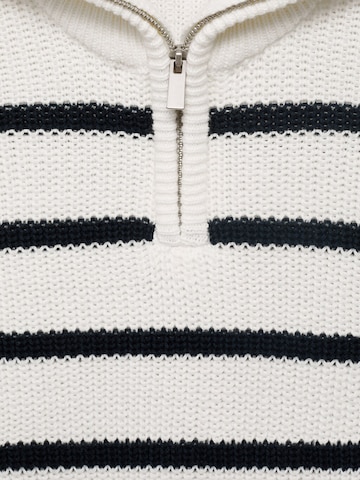 Pull-over 'ELISE' MANGO KIDS en blanc