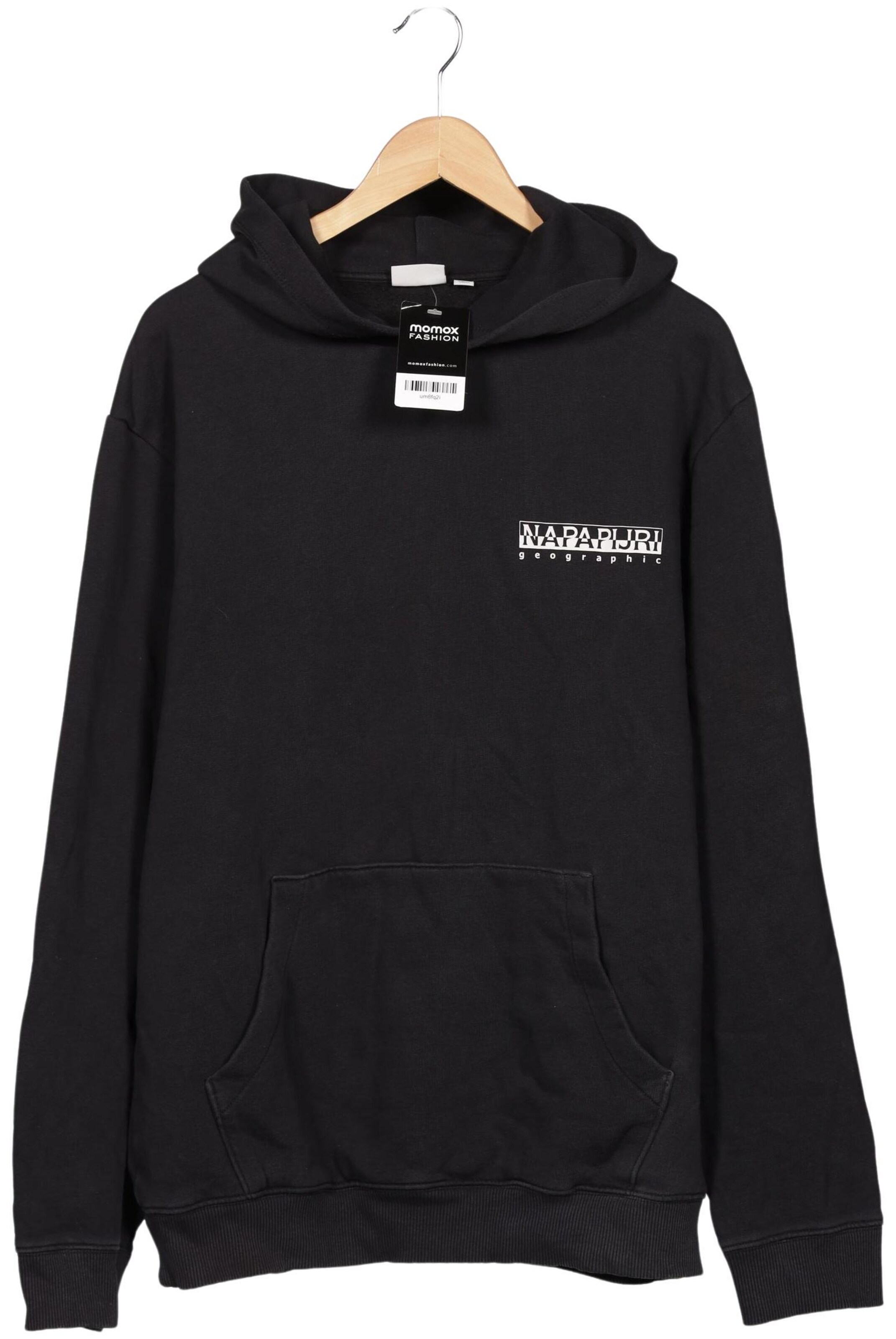 NAPAPIJRI Sweatshirt & Zip-Up Hoodie in L in Black: front