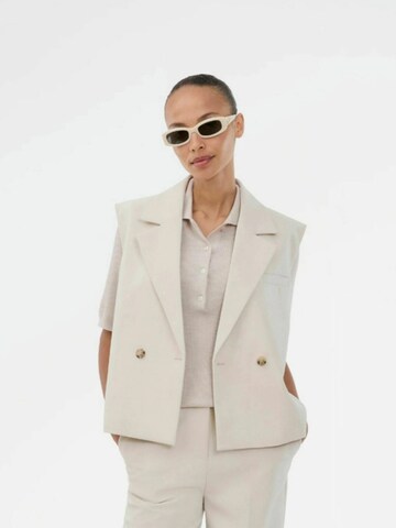 Gilet ' Galemd ' modström en gris : devant