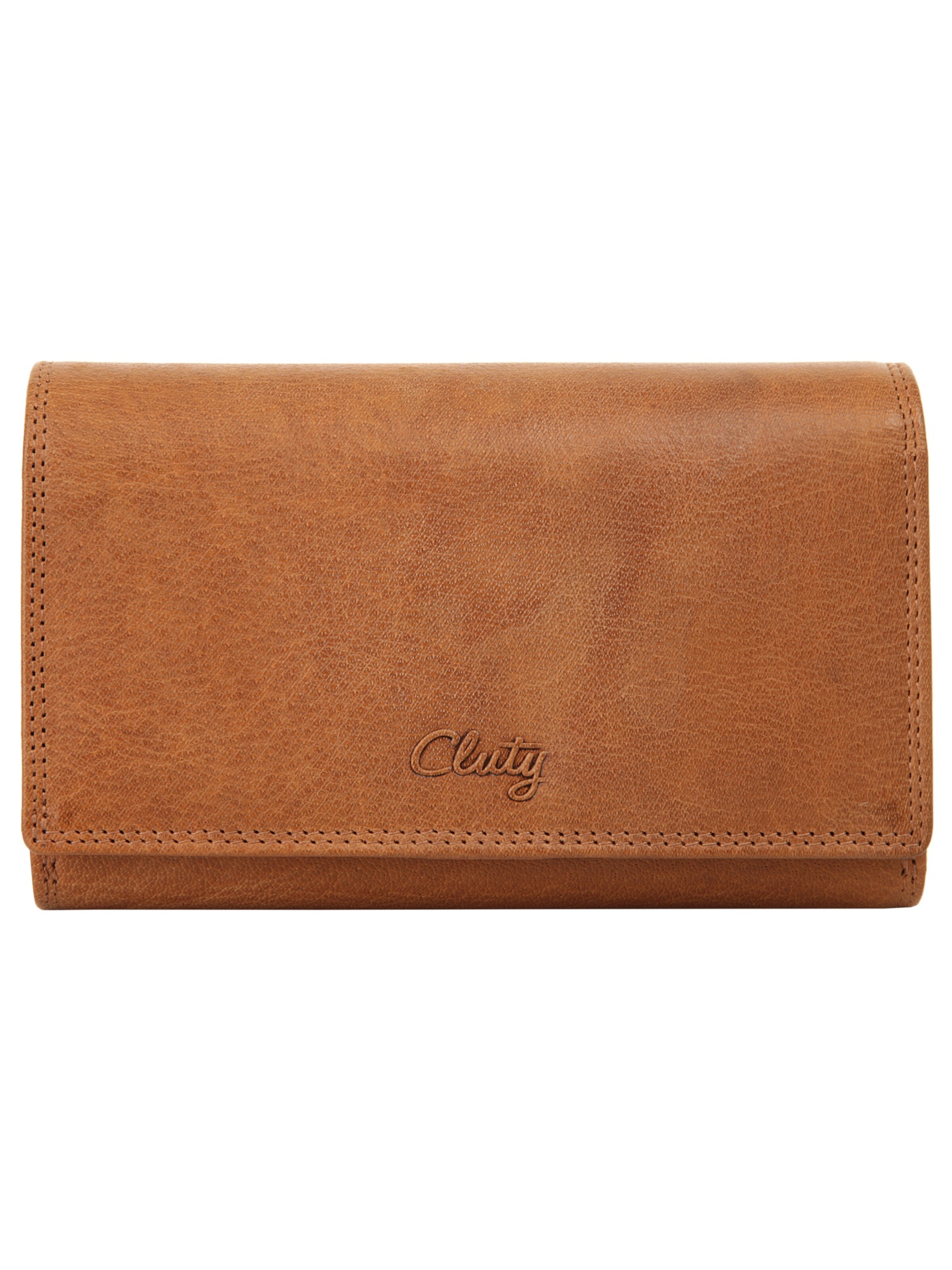 Cluty Portemonnaie 'Cluty Geldbörse'‌‌‌ in Braun: Vorderseite