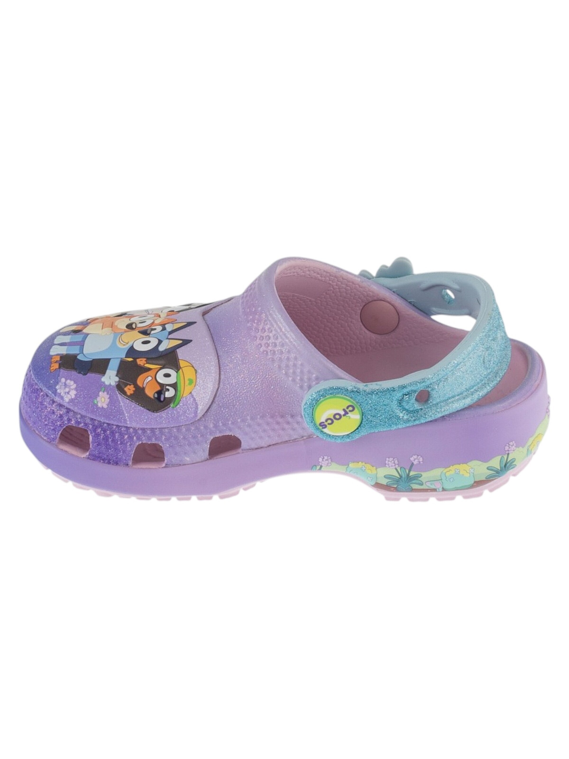 Chaussures ouvertes 'Classic Bluey' Crocs en rose : devant