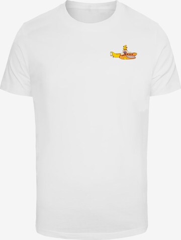 Merchcode Shirt 'Yellow Submarine - Monster No.5' in White: front