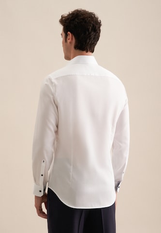 SEIDENSTICKER Slim fit Zakelijk overhemd in Wit