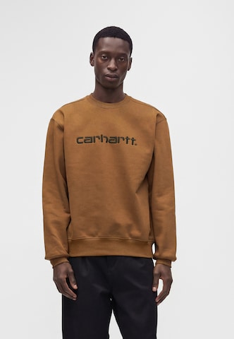 Carhartt WIP Μπλούζα φούτερ σε καφέ: μπροστά