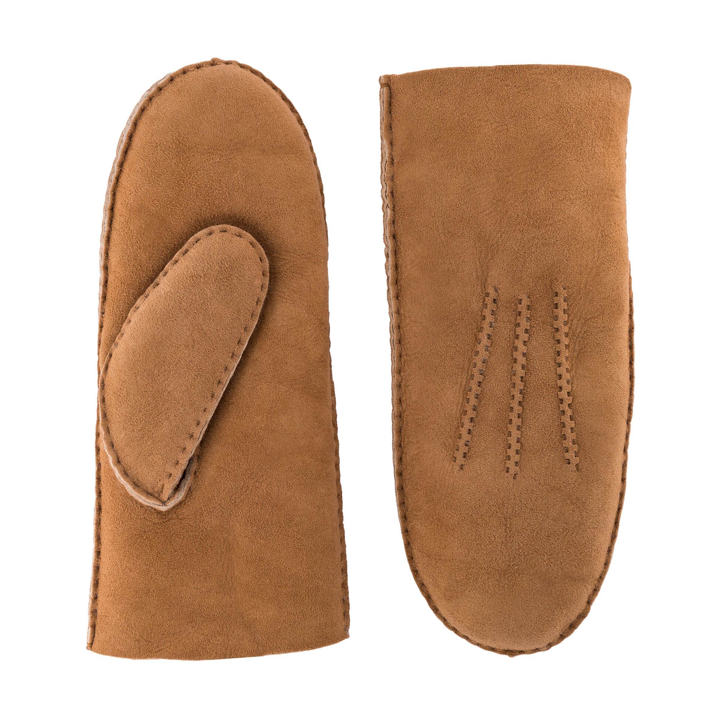 Roeckl Mittens 'OSLO' in Brown: front