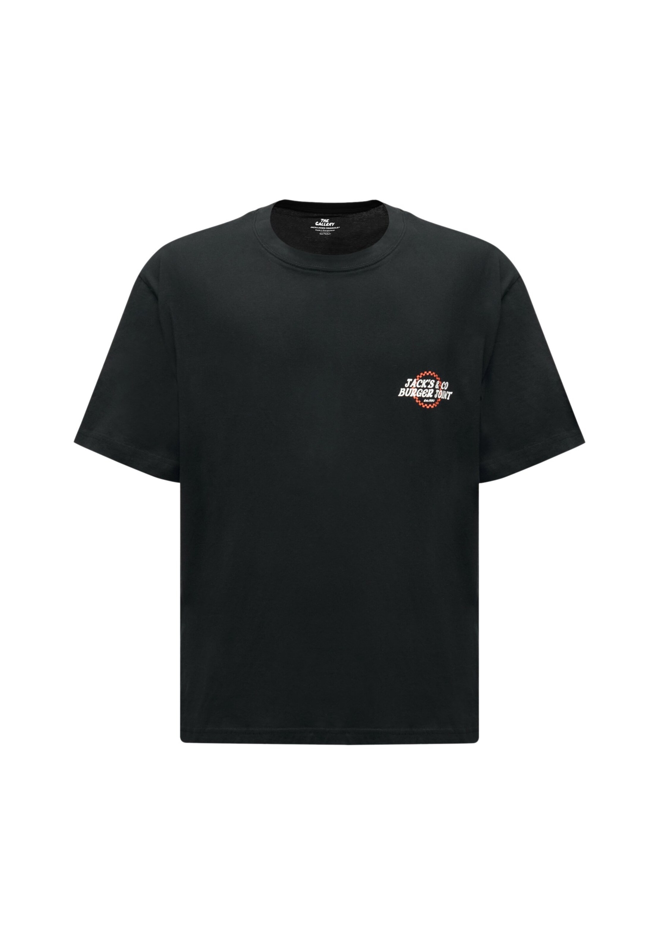 JACK & JONES Футболка 'JORRANDOM' в Черный: спереди