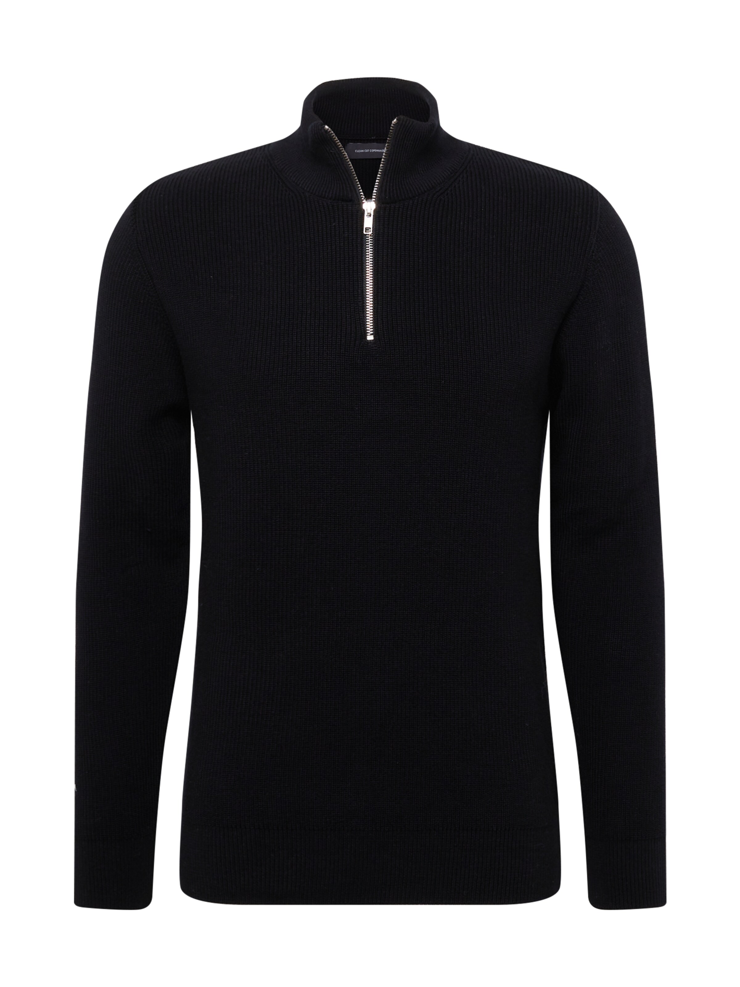Clean Cut Copenhagen Pulover 'Mario' | črna barva: sprednja stran