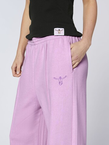 CHIEMSEE Regular Pants in Purple
