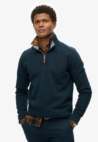 Superdry Sweatshirt 'Core' in Blauw: voorkant