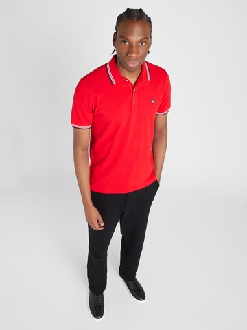 UNITED COLORS OF BENETTON Poloshirt in Rot