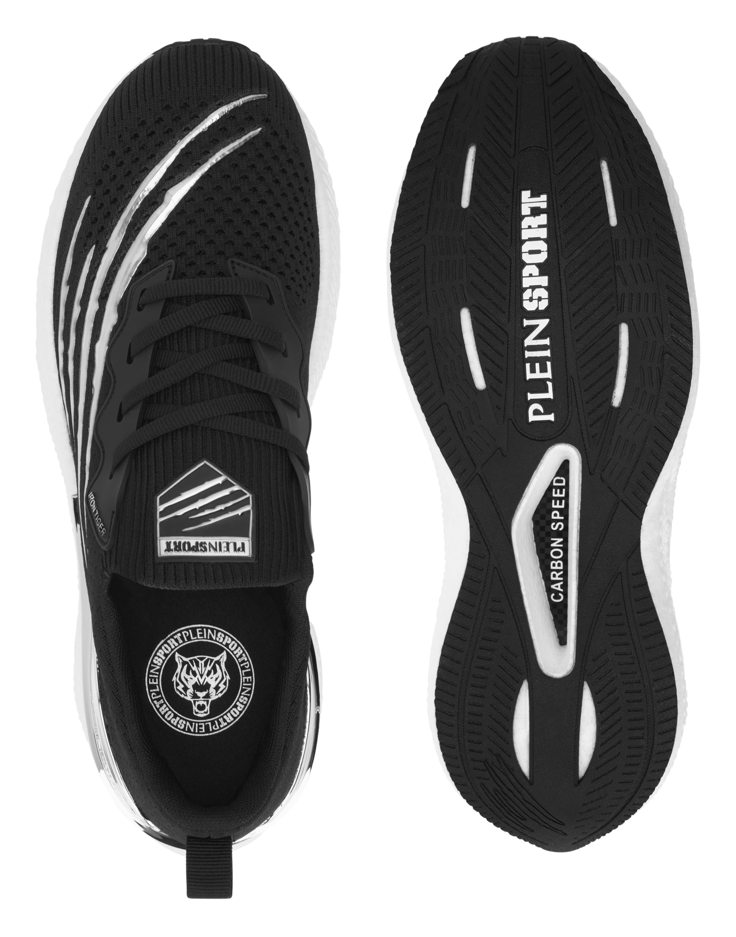 Baskets basses 'Tiger' Plein Sport en noir