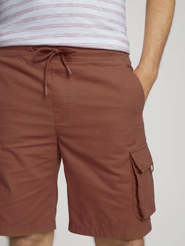 TOM TAILOR DENIM Regular Shorts in Orange