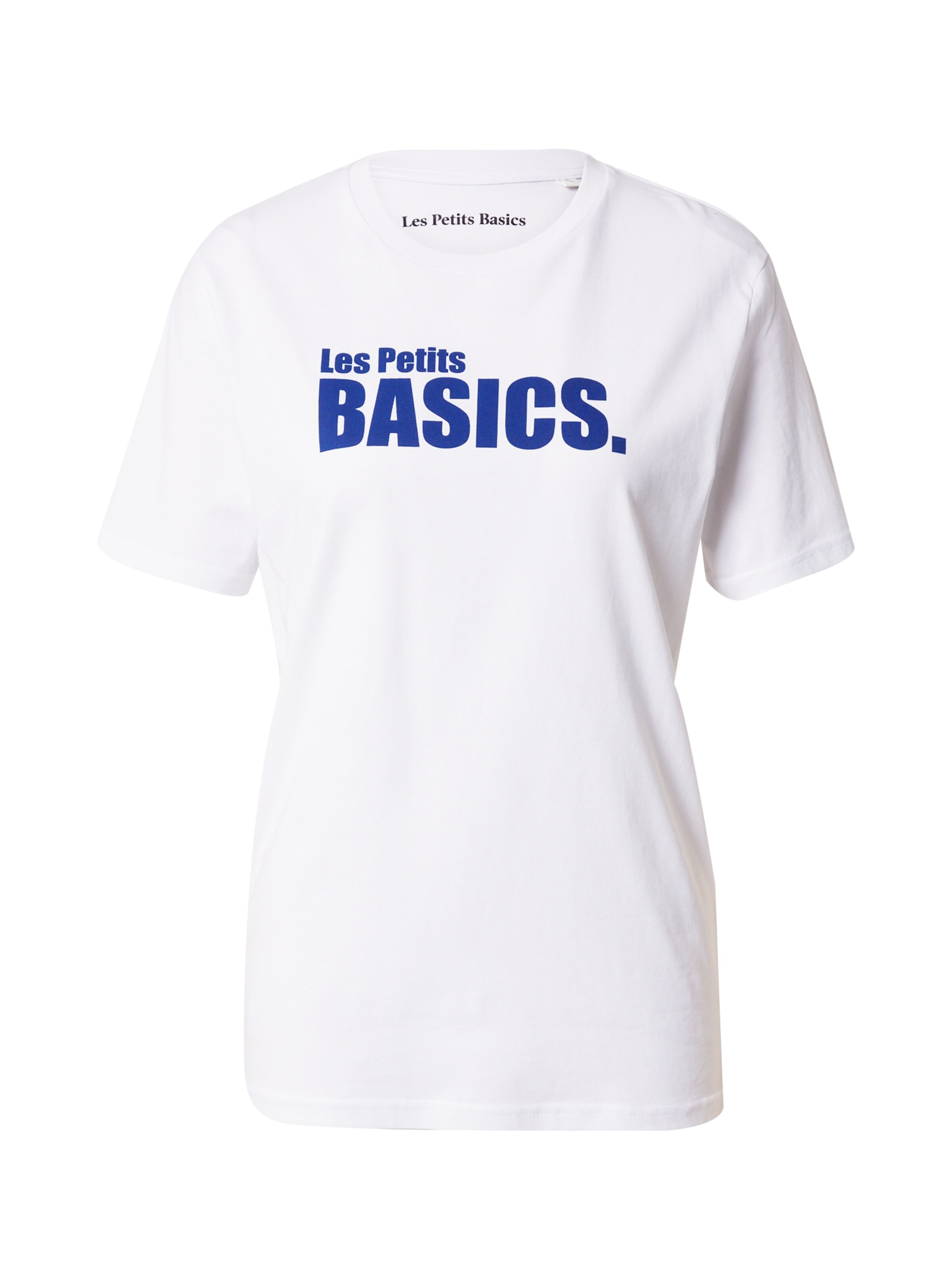 T-shirt Les Petits Basics en blanc : devant