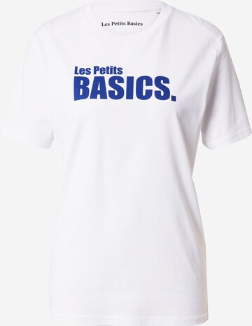 T-shirt Les Petits Basics en blanc : devant