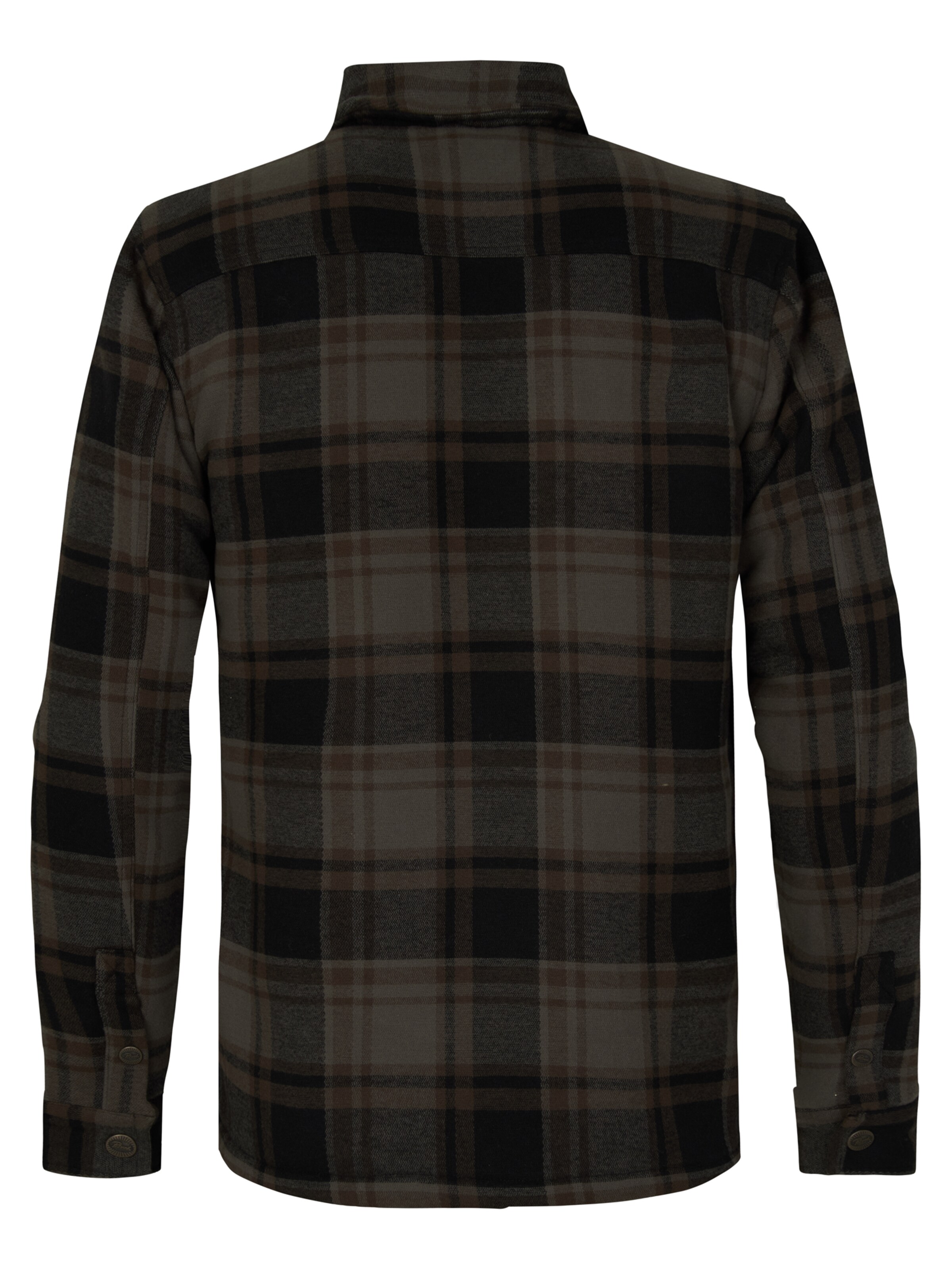 Petrol Industries Regular fit Overhemd 'Aleknagik' in Bruin