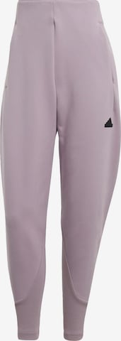 ADIDAS SPORTSWEAR Zwężany krój Spodnie sportowe 'Z.N.E.' w kolorze fioletowy: przód