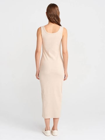 Dilvin Jurk in Beige