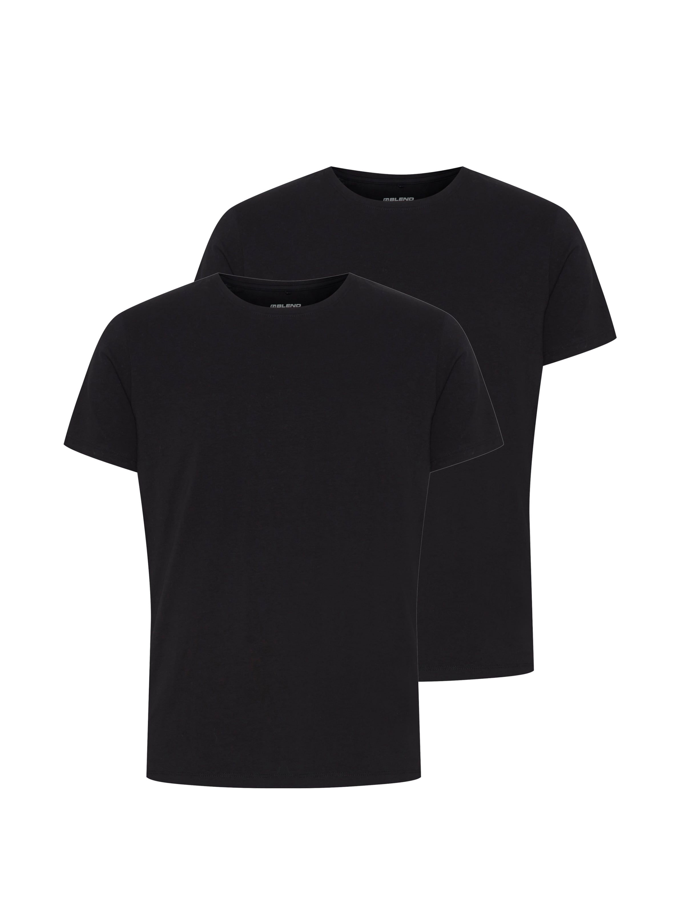 Tricou 'BHDinton' de la BLEND pe negru: față