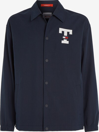 Tommy Jeans Φθινοπωρινό και ανοιξιάτικο μπουφάν σε ναυτικό μπλ�ε / κόκκινο / φυσικό λευκό, Άποψη προϊόντος
