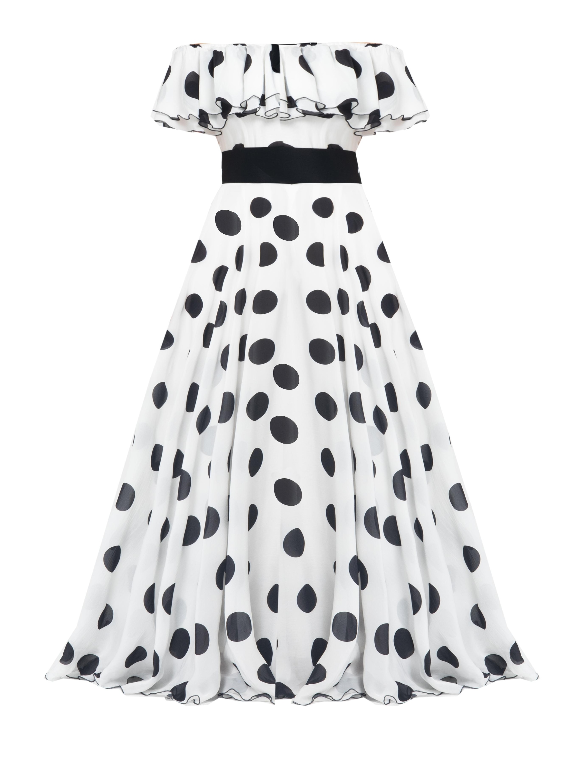 MATSOUR’I Cocktailkleid 'Scarlett Midi'‌‌‌‌‌‌‌‌‌‌ in weiß, Produktansicht