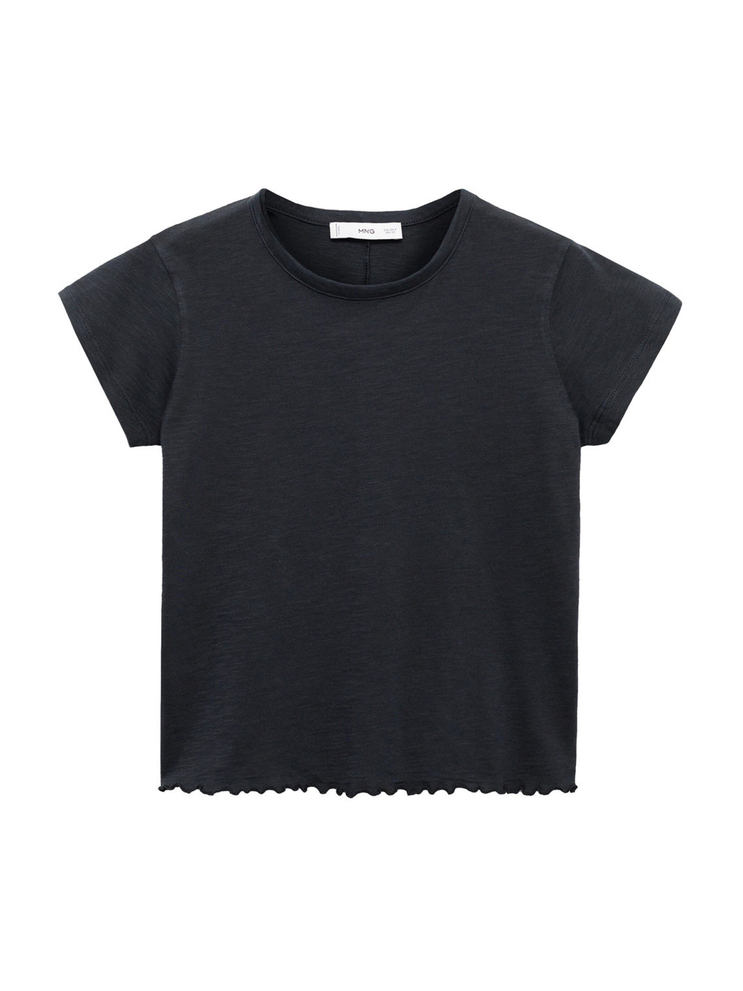 MANGO Paita 'CENOTE' värissä musta: etupuoli