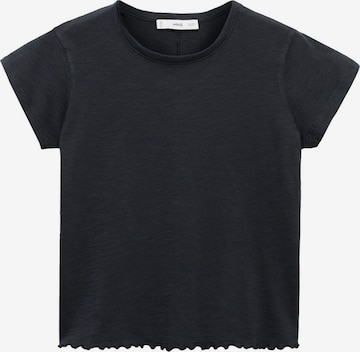 MANGO Tričko 'CENOTE' - Čierna: predná strana