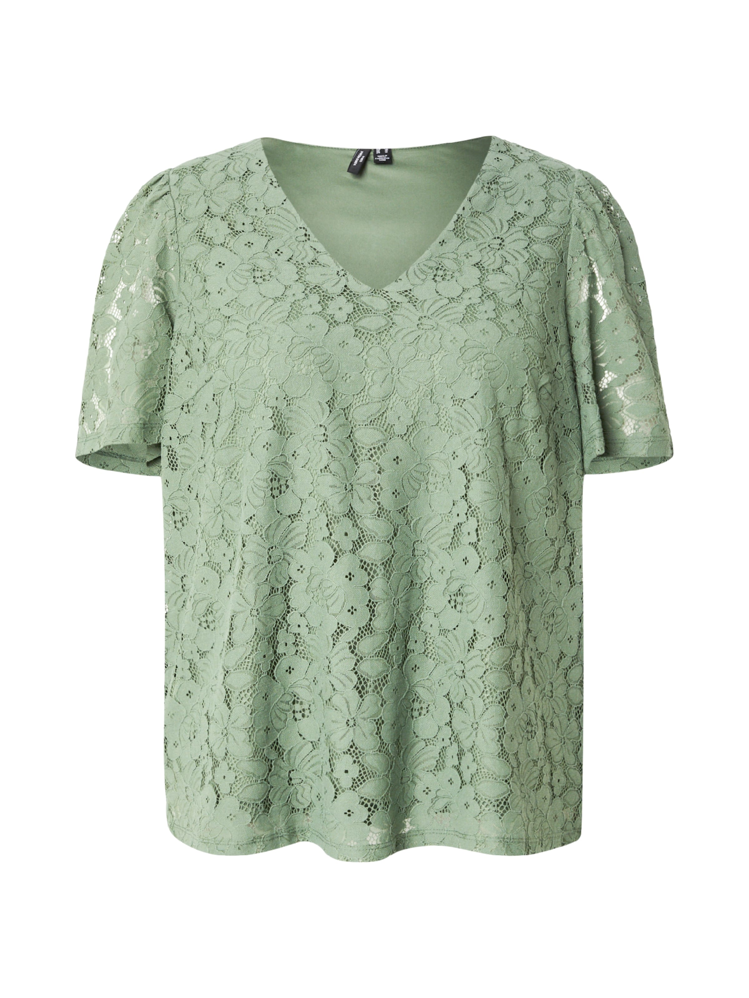 Vero Moda Curve Blouse 'VMCHONEY' in Green: front