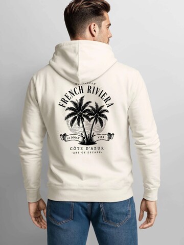 Neverless Sweatshirt 'French Riviera' in Beige