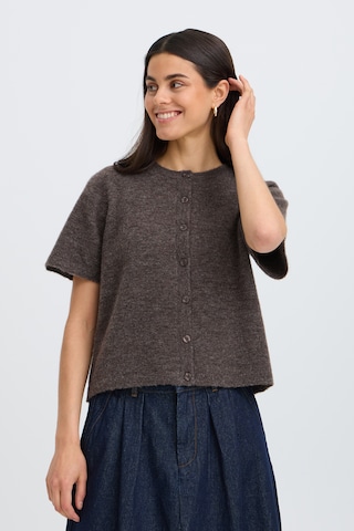 Fransa Cardigan 'SANNY' i brun: forside