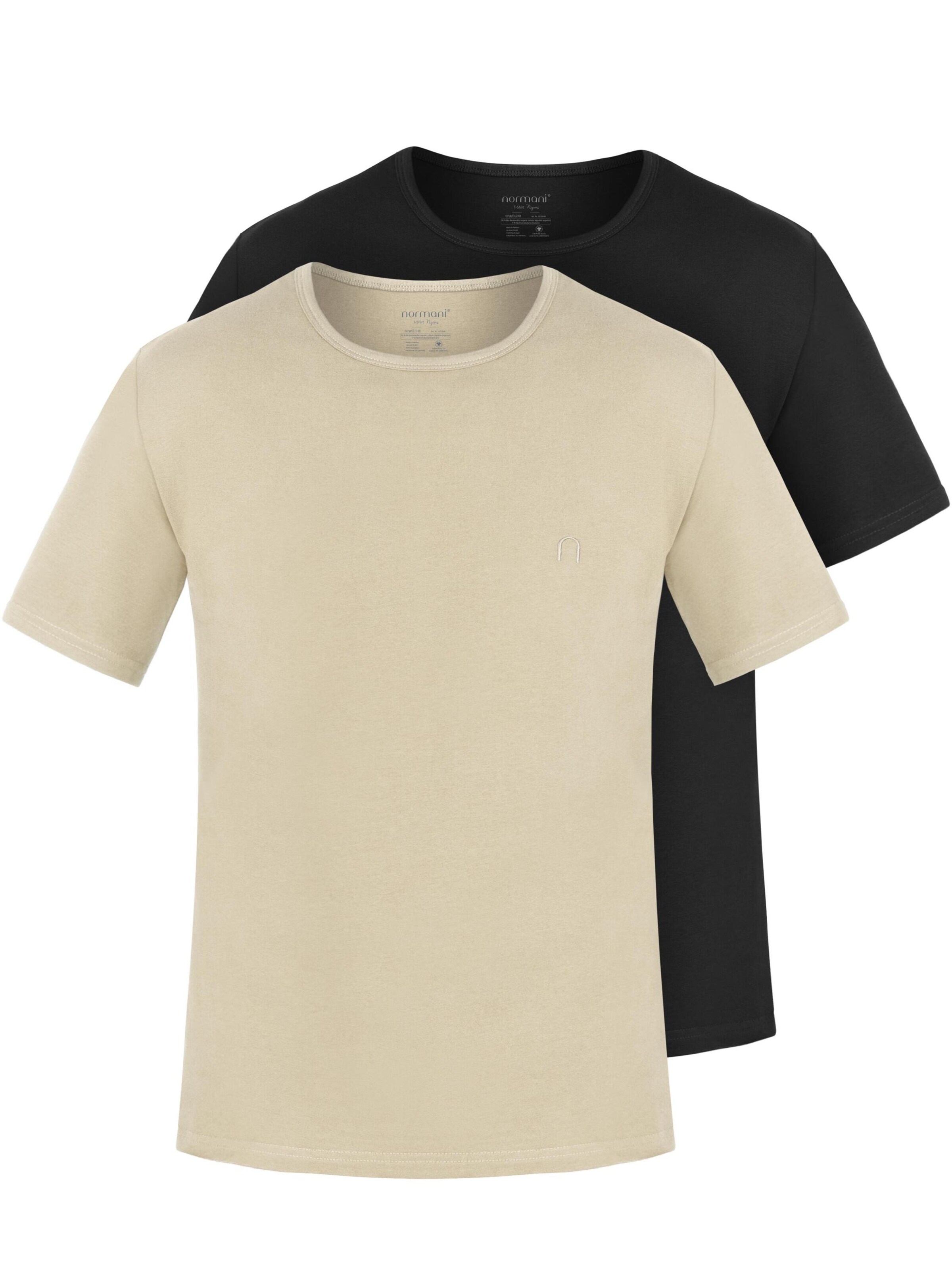 T-Shirt ' Nyons ' normani en beige : devant