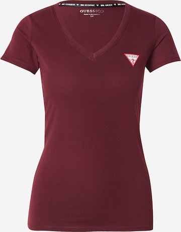 GUESS T-Shirt in Rot: Vorderseite
