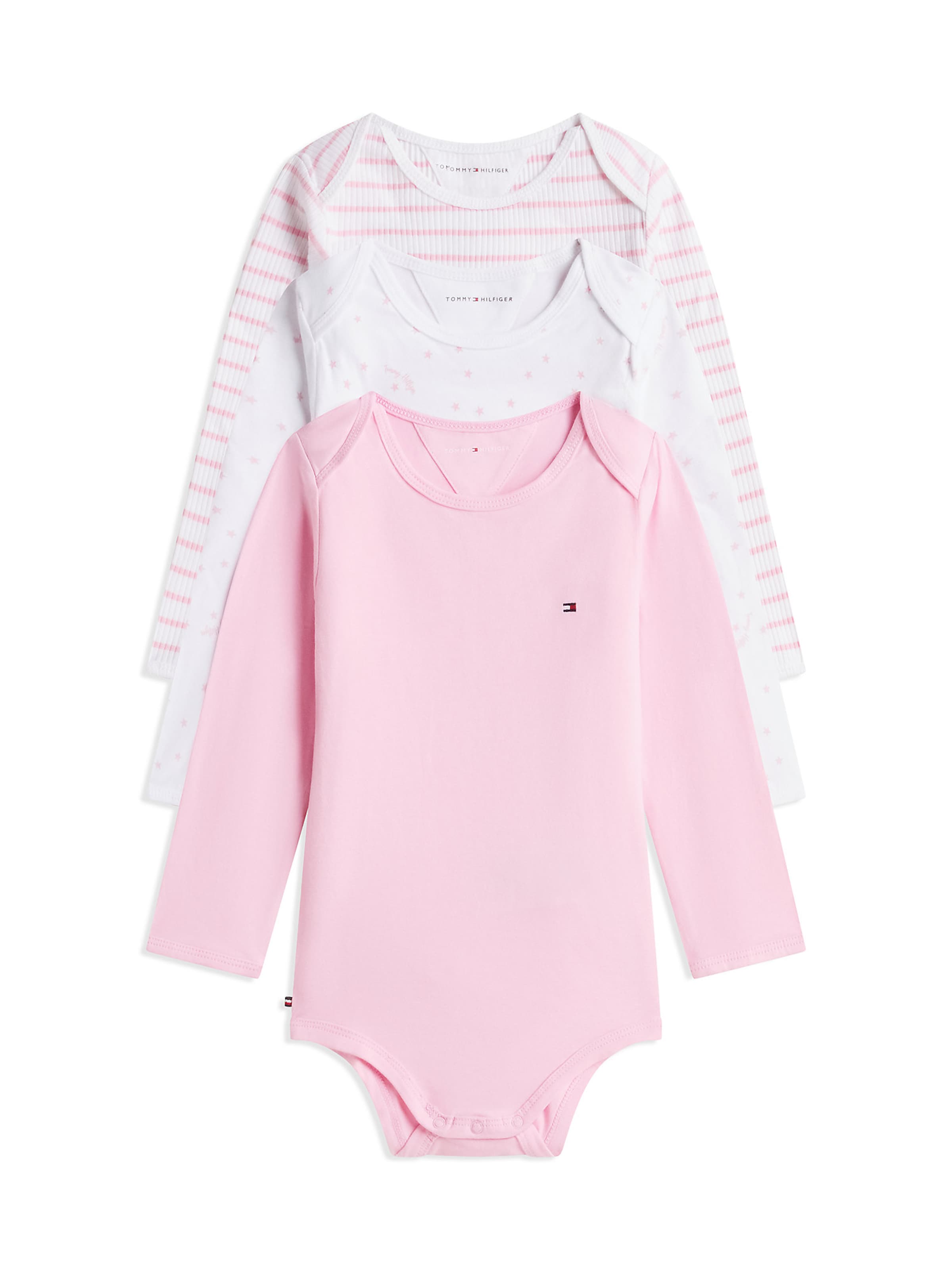TOMMY HILFIGER Romper/bodysuit 'Essential' in Pink: front