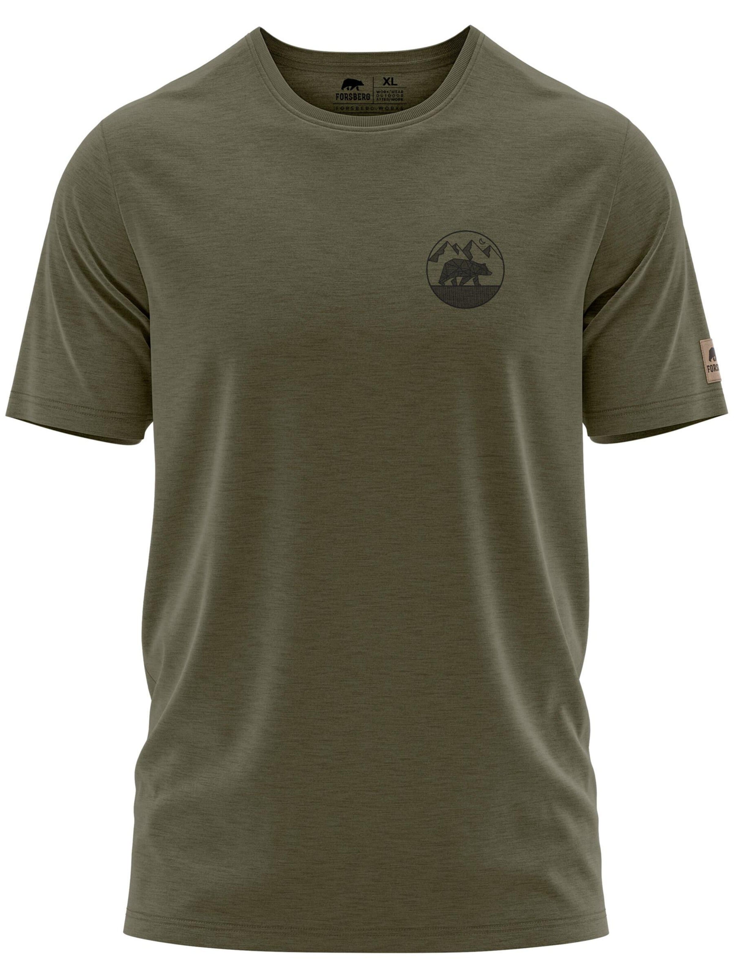 FORSBERG Shirt 'Ängarson' in Green: front