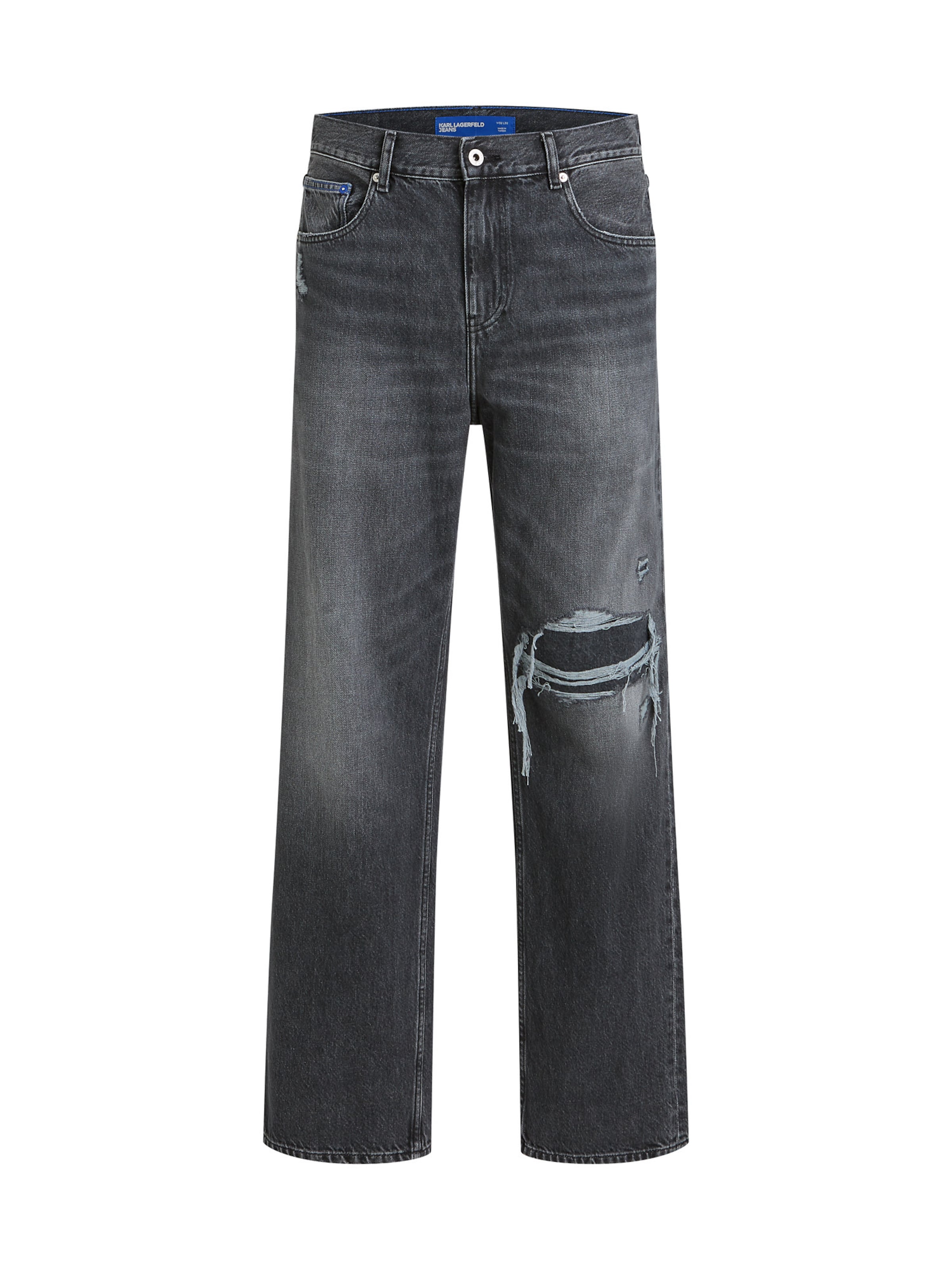 Loosefit Jeans di KARL LAGERFELD JEANS in nero: frontale