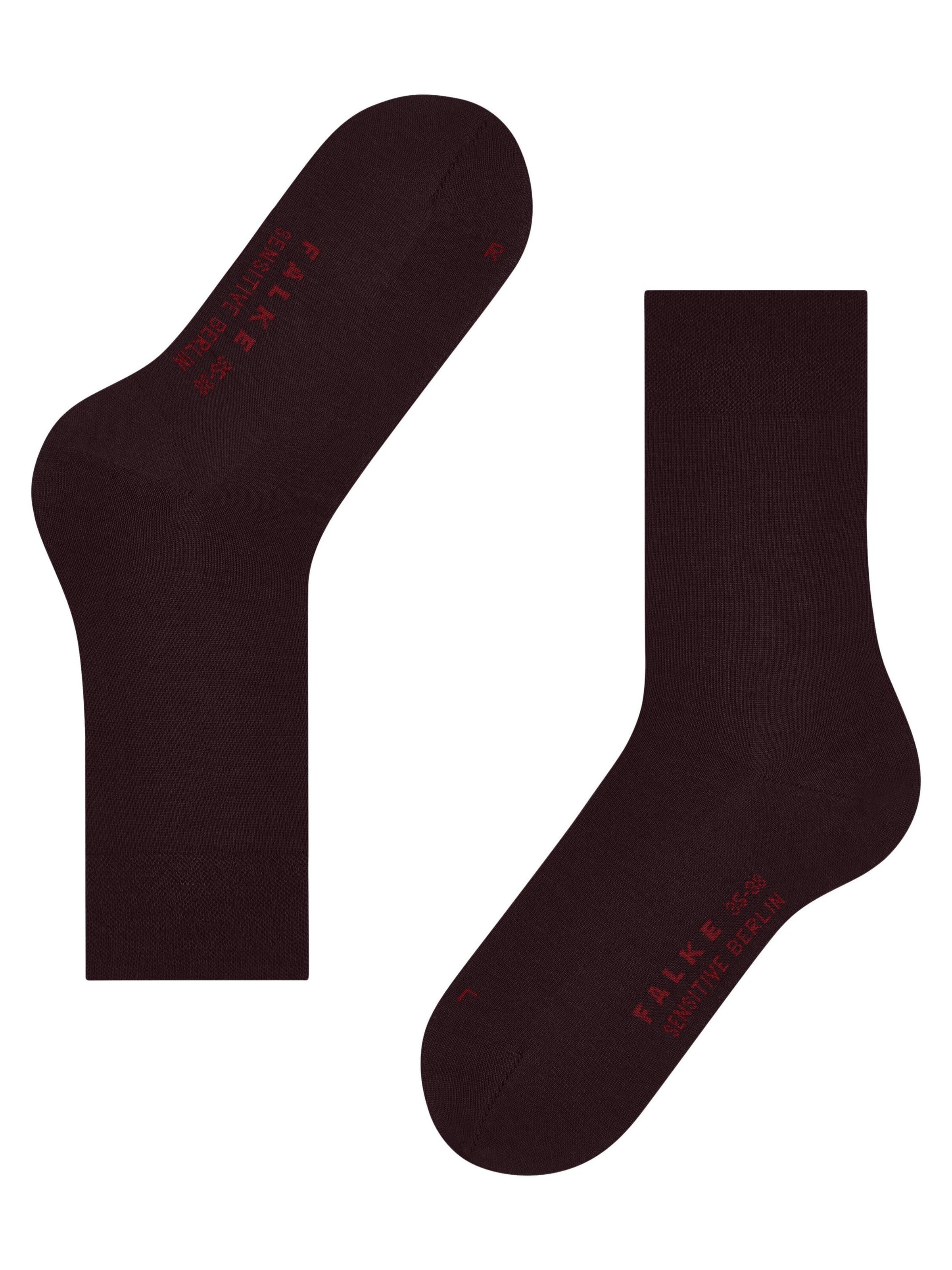 FALKE Socken 'Sensitive Berlin'‌‌‌‌ in Rot