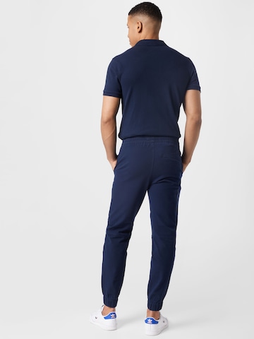 Abercrombie & Fitch Zúžený Kalhoty – modrá