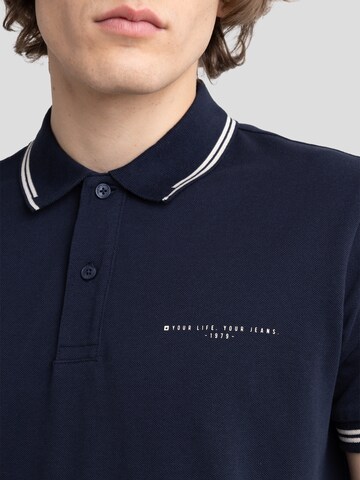 BIG STAR Poloshirt 'Wladym' in Blau