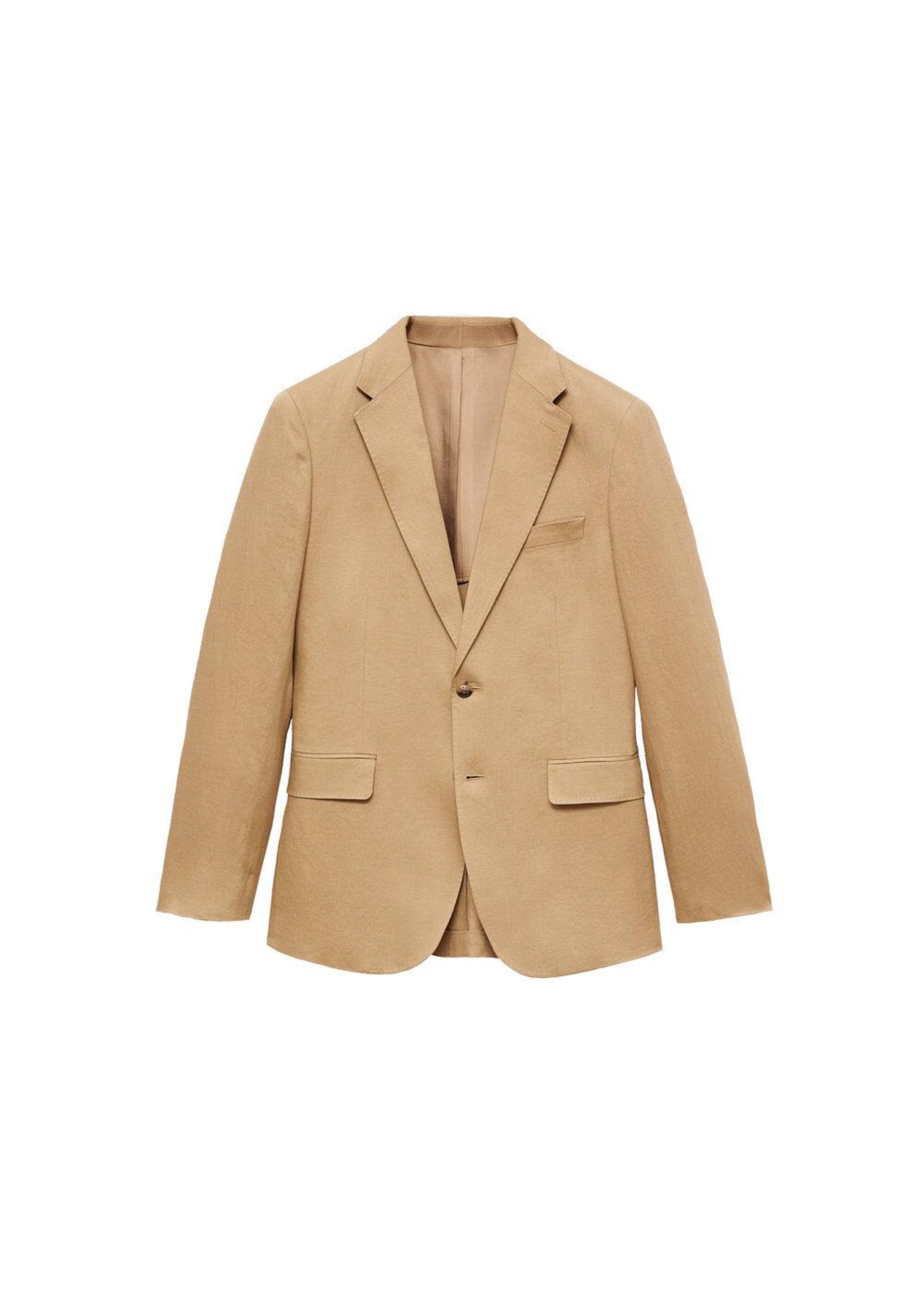 MANGO MAN Regular fit Suit Jacket 'Amalfi' in Beige