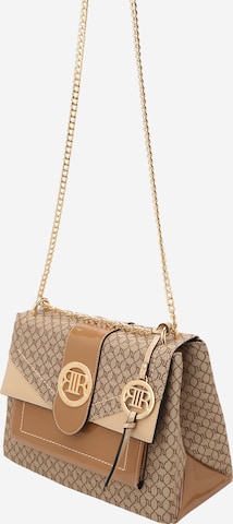 River Island Crossbody Bag in Brown: front