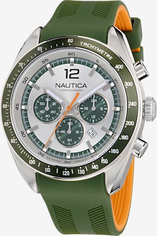Montre à affichage analogique NAUTICA en vert : devant