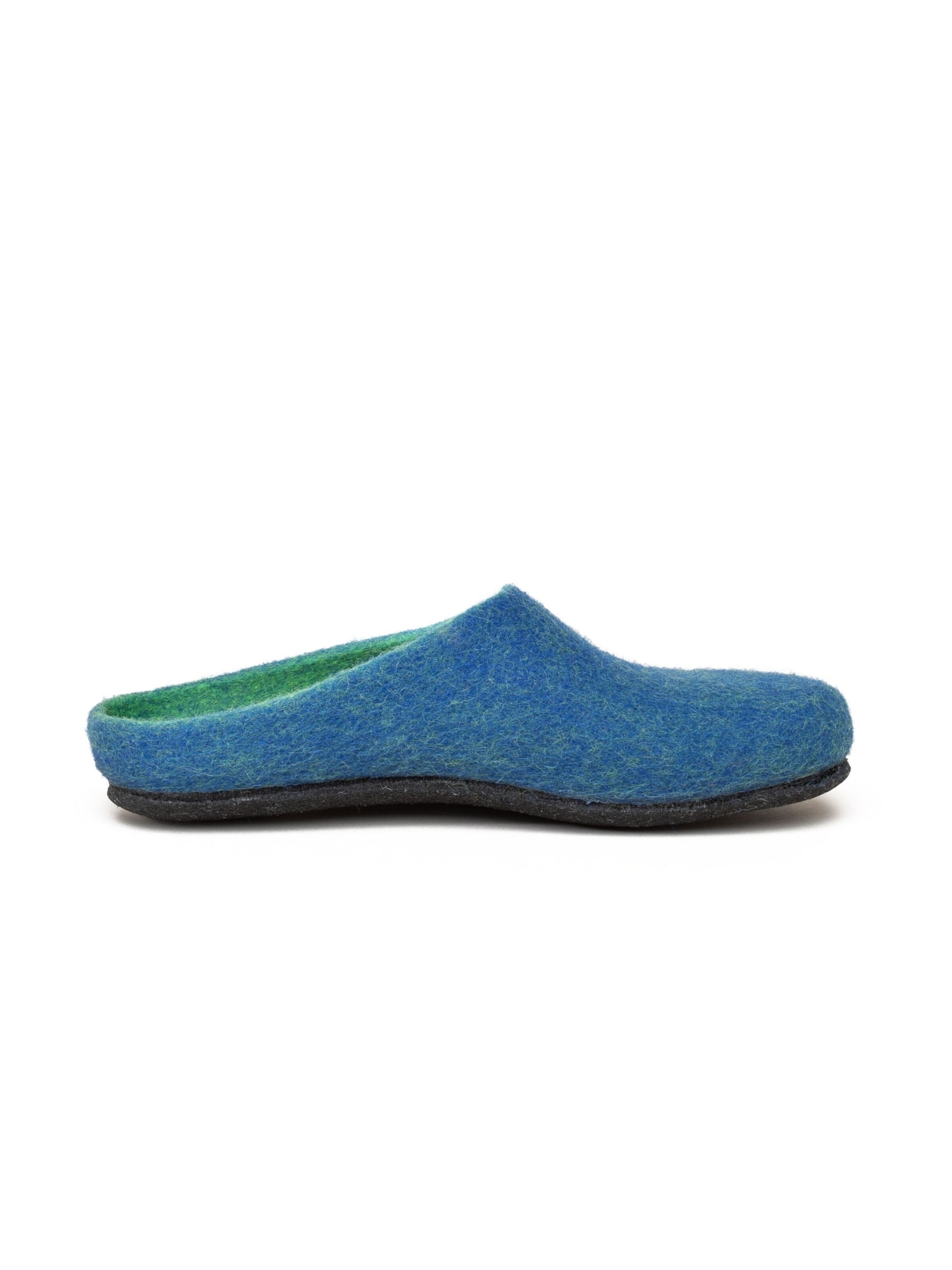 MagicFelt Slippers 'Filzpantoffel Magicfelt 709' in Blue