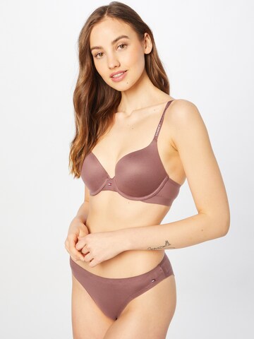 Tommy Hilfiger Underwear Push-up Bra in Brown